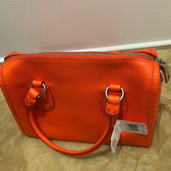 Coach Vibrant Orange Satchel - Picture 2 of 2